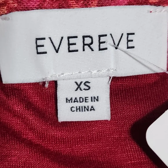 EVEREVE Novah Floral Mesh Ruched Tank Top Women XS Pink Multi Summer Y2K - Picture 11 of 14